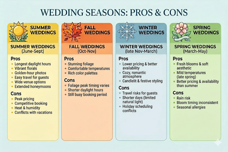 Spring Weddings (March to May)
