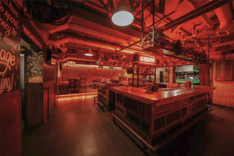Petty Cash's retro and inviting bar