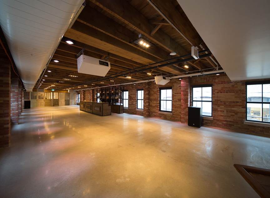The Loft on King’s empty bar mitzah venue