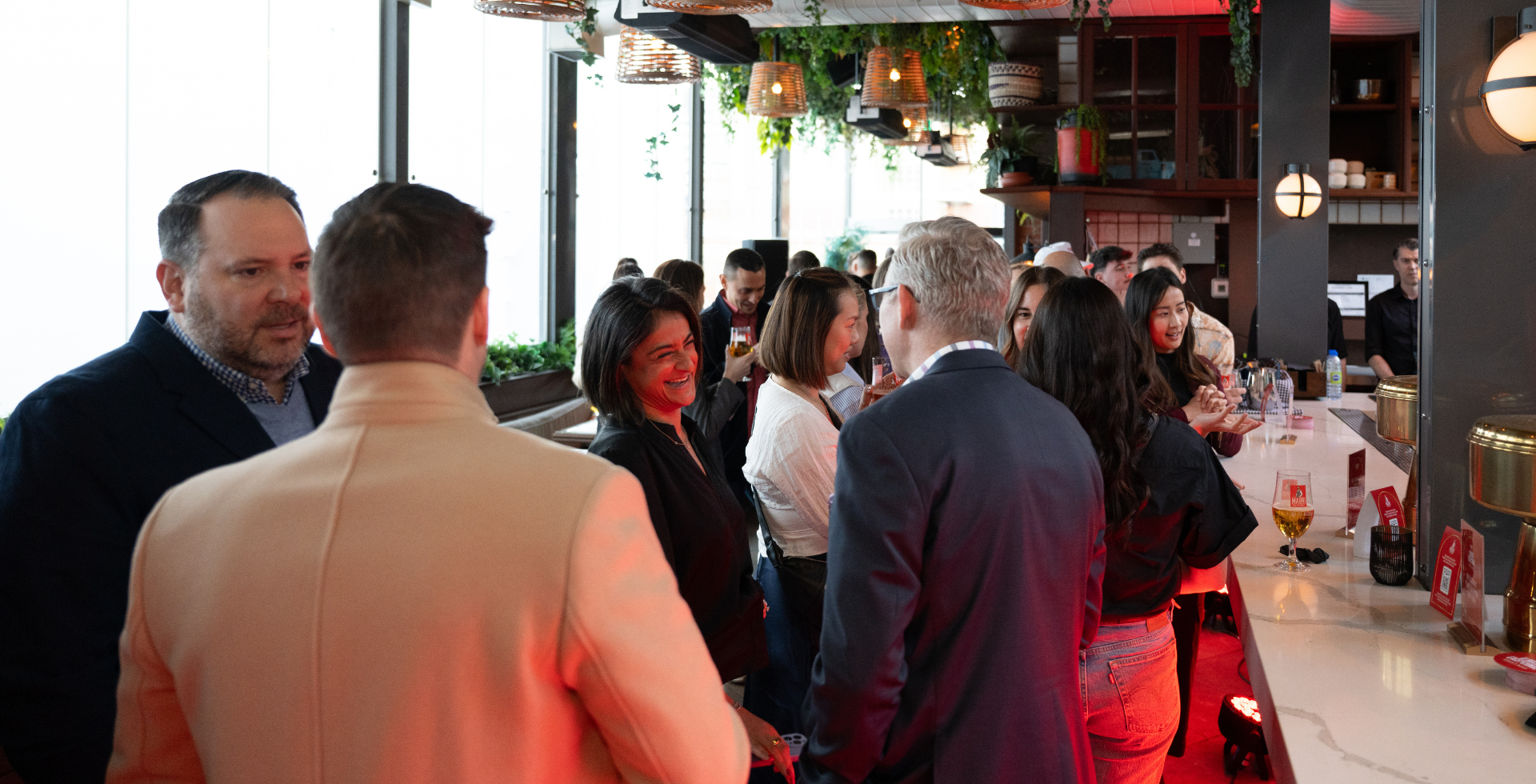 Professionals in a corporate event at Baro Toronto