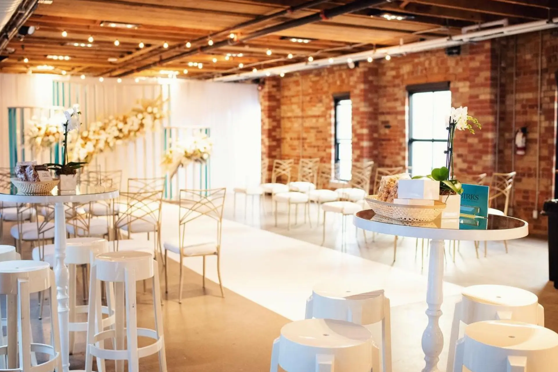 Wedding hall at The Loft on King
